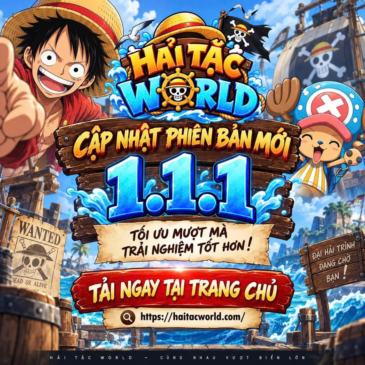 Hải Tặc World — cập nhật phiên bản mới 1.1.1
